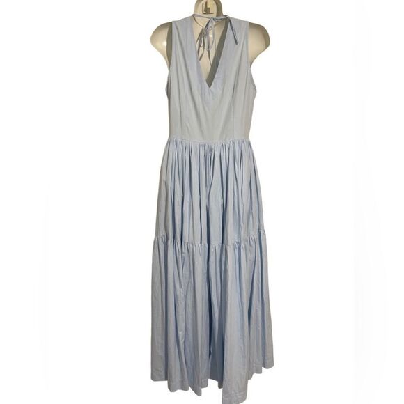 Anthropologie S/W/F V Neck Tiered Maxi Dress - Picture 11 of 14